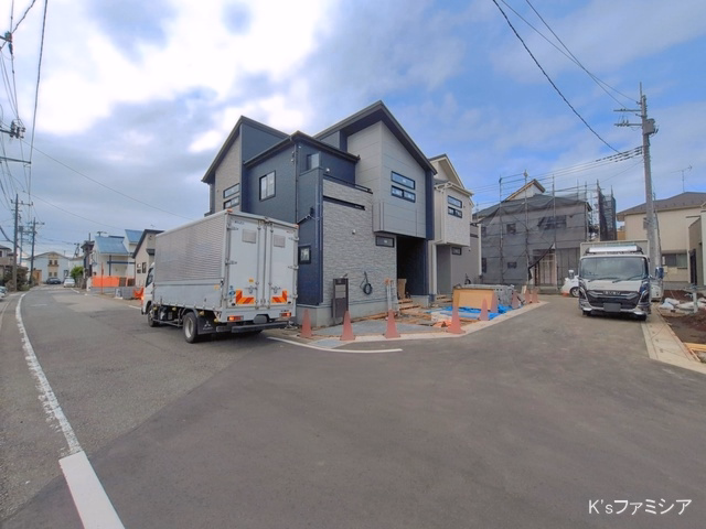 埼玉県北本市中丸７丁目の新築戸建て外構写真 2026年6月5日撮影