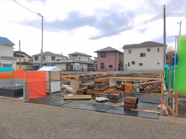 埼玉県北本市中丸7丁目の新築戸建て基礎写真 2026年3月30日撮影