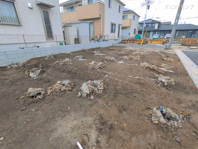 埼玉県北本市中丸7丁目の新築戸建て更地・土地写真 2026年3月30日撮影