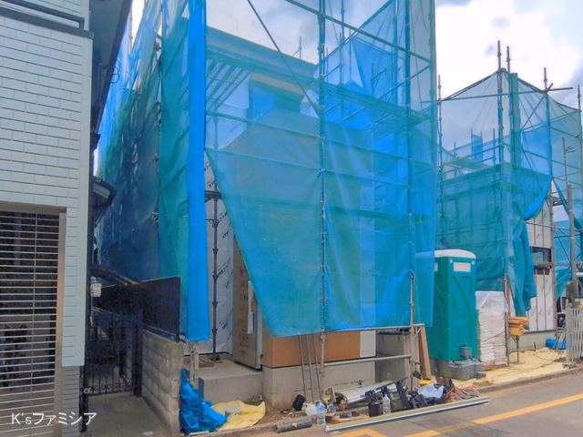 埼玉県さいたま市北区奈良町の新築戸建てシート写真 2026年5月26日撮影