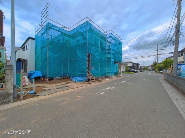 埼玉県北足立郡伊奈町栄４丁目の新築戸建てシート写真 2026年4月29日撮影