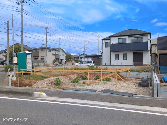 埼玉県桶川市上日出谷南１丁目の新築戸建て基礎写真 2026年6月5日撮影