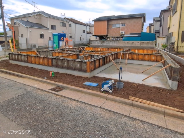 埼玉県さいたま市緑区大字大門の新築戸建て基礎写真 2026年6月9日撮影