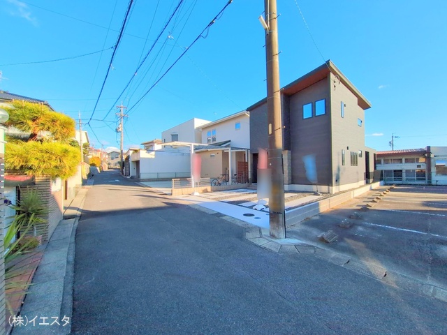 愛知県尾張旭市新居町今池下の新築戸建て完成写真 2024年12月23日撮影