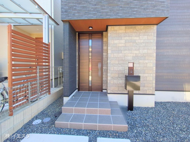愛知県尾張旭市新居町今池下の新築戸建て完成写真 2024年12月23日撮影