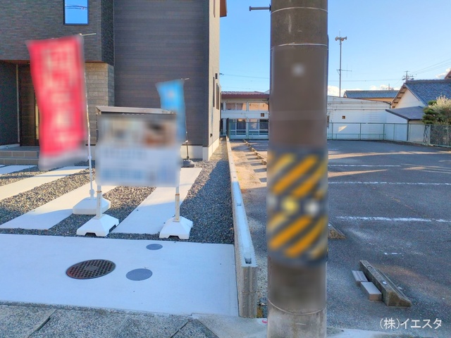 愛知県尾張旭市新居町今池下の新築戸建て完成写真 2024年12月23日撮影