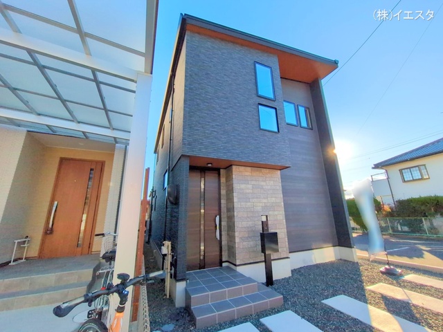愛知県尾張旭市新居町今池下の新築戸建て完成写真 2024年12月23日撮影