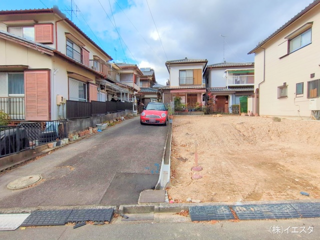 愛知県春日井市高蔵寺町7丁目の新築戸建て更地・土地写真 2025年1月14日撮影