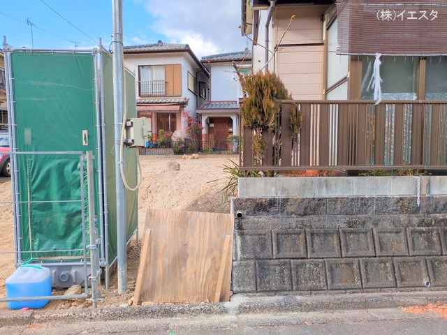 愛知県春日井市高蔵寺町7丁目の新築戸建て更地・土地写真 2025年1月14日撮影