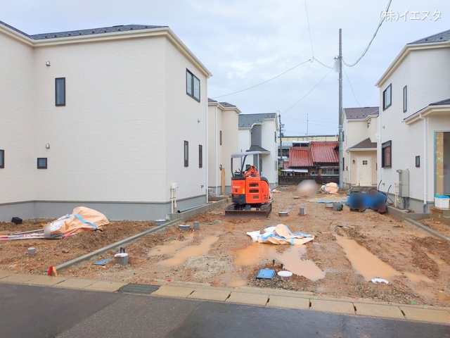 愛知県春日井市味美白山町１丁目の新築戸建て外構写真 2025年7月16日撮影