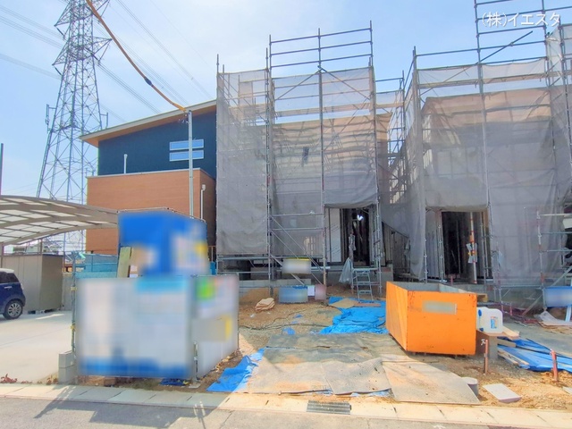 愛知県名古屋市守山区大字上志段味字東谷の新築戸建てシート写真 2025年4月7日撮影