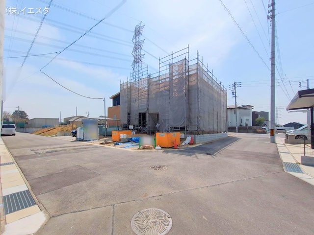 愛知県名古屋市守山区大字上志段味字東谷の新築戸建てシート写真 2025年4月7日撮影