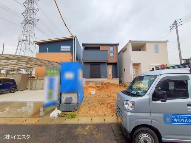 愛知県名古屋市守山区大字上志段味字東谷の新築戸建て外構写真 2025年5月1日撮影