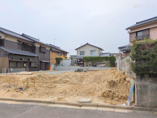 愛知県春日井市岩成台９丁目の新築戸建て更地・土地写真 2025年4月9日撮影