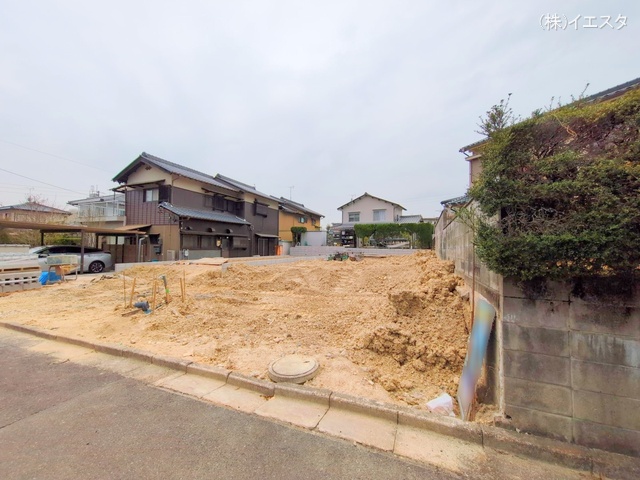 愛知県春日井市岩成台９丁目の新築戸建て更地・土地写真 2025年4月9日撮影