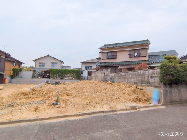愛知県春日井市岩成台９丁目の新築戸建て更地・土地写真 2025年4月9日撮影