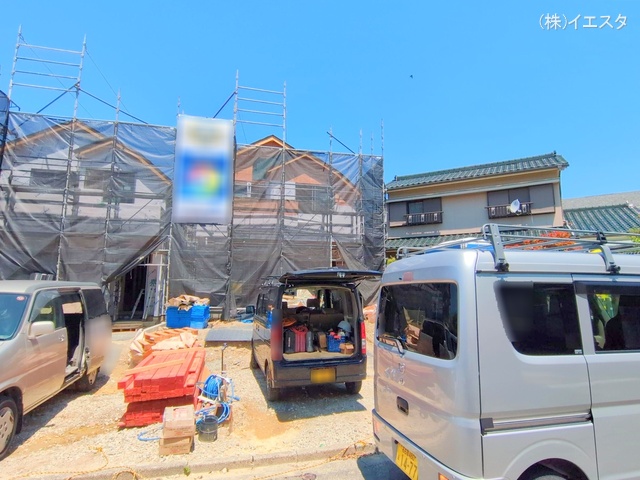 愛知県春日井市岩成台９丁目の新築戸建てシート写真 2025年6月4日撮影