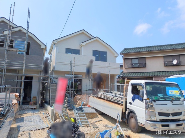 愛知県春日井市岩成台９丁目の新築戸建て外構写真 2025年7月3日撮影