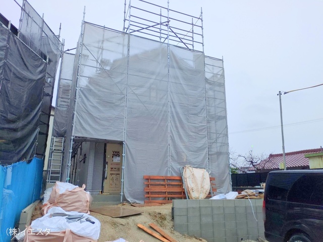 愛知県名古屋市守山区大森北1丁目の新築戸建てシート写真 2025年12月24日撮影