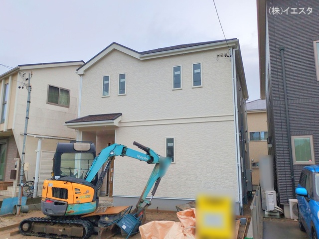 愛知県春日井市松河戸町６丁目の新築戸建て外構写真 2025年7月16日撮影