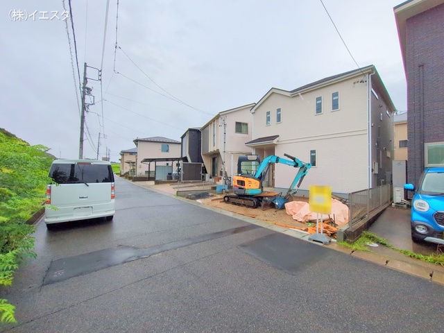 愛知県春日井市松河戸町６丁目の新築戸建て外構写真 2025年7月16日撮影