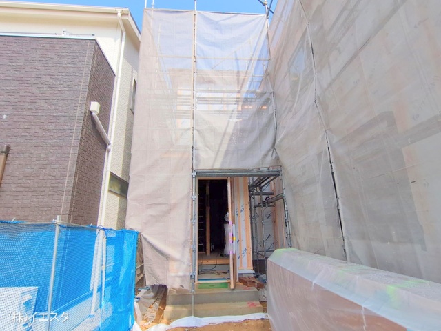 愛知県尾張旭市大塚町3丁目の新築戸建てシート写真 2025年4月10日撮影