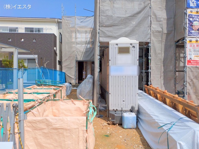 愛知県尾張旭市大塚町3丁目の新築戸建てシート写真 2025年4月10日撮影