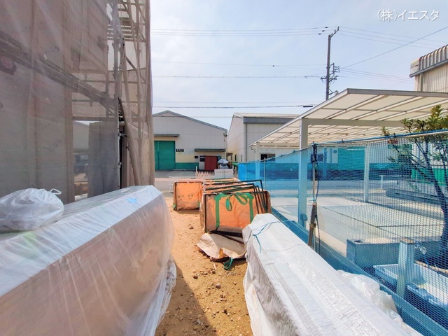 愛知県尾張旭市大塚町3丁目の新築戸建てシート写真 2025年4月10日撮影