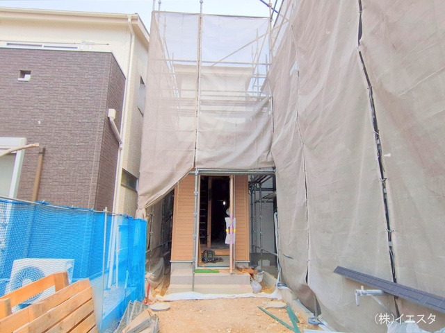 愛知県尾張旭市大塚町3丁目の新築戸建てシート写真 2025年4月17日撮影