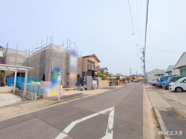 愛知県尾張旭市大塚町3丁目の新築戸建てシート写真 2025年4月17日撮影