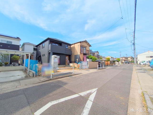 愛知県尾張旭市大塚町3丁目の新築戸建て外構写真 2025年4月30日撮影