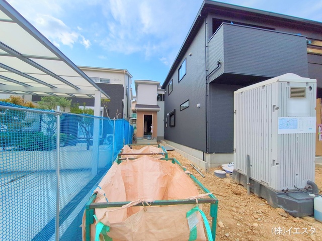愛知県尾張旭市大塚町3丁目の新築戸建て外構写真 2025年4月30日撮影