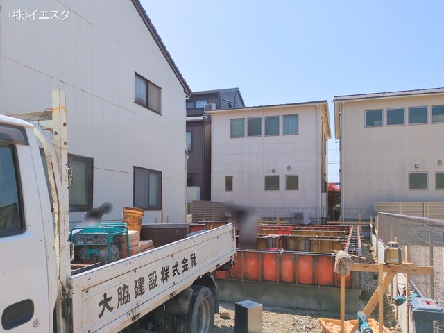 愛知県名古屋市守山区川北町の新築戸建て基礎写真 2025年4月13日撮影