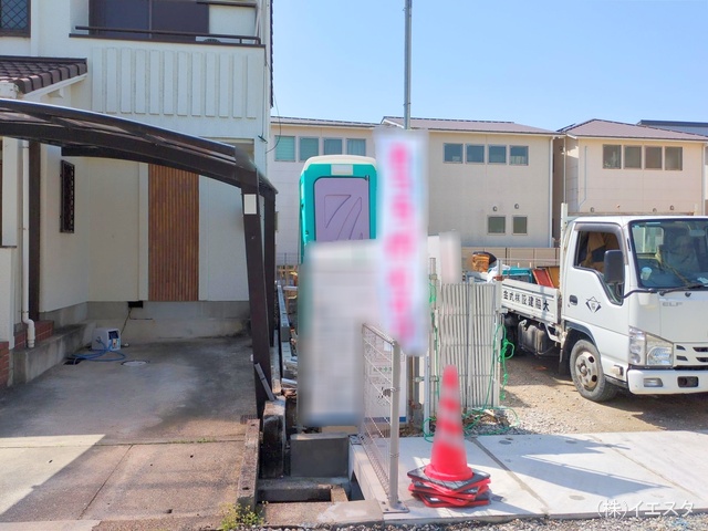 愛知県名古屋市守山区川北町の新築戸建て基礎写真 2025年4月13日撮影