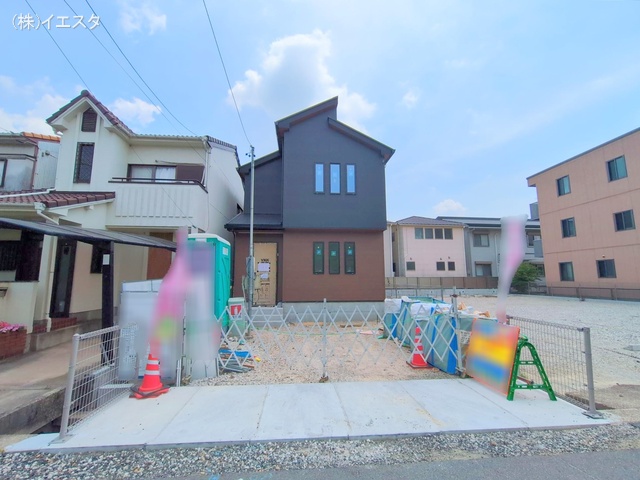 愛知県名古屋市守山区川北町の新築戸建て外構写真 2025年6月19日撮影