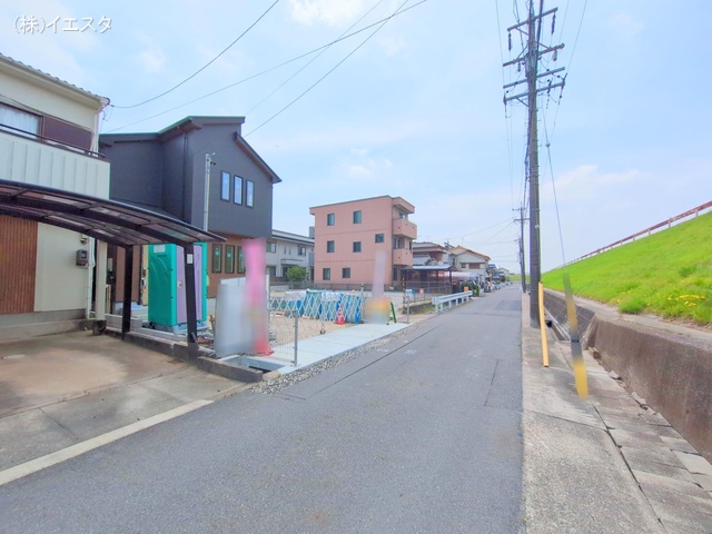 愛知県名古屋市守山区川北町の新築戸建て外構写真 2025年6月19日撮影