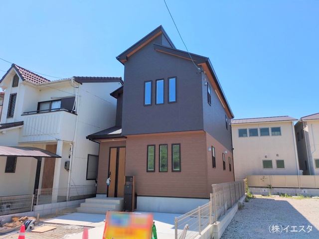 愛知県名古屋市守山区川北町の新築戸建て外構写真 2025年7月23日撮影