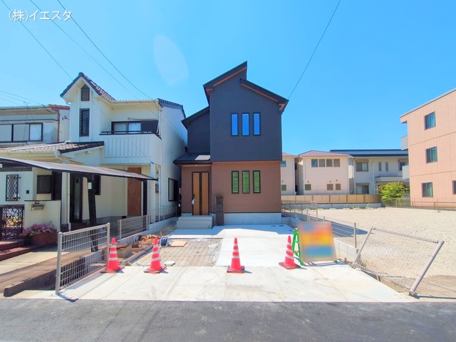 愛知県名古屋市守山区川北町の新築戸建て外構写真 2025年7月23日撮影