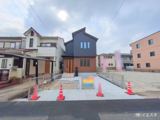 愛知県名古屋市守山区川北町の新築戸建て外構写真 2025年8月24日撮影