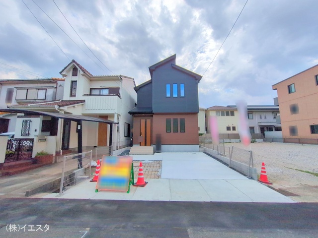 愛知県名古屋市守山区川北町の新築戸建て外構写真 2025年9月17日撮影