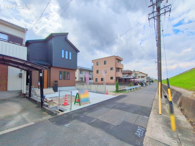 愛知県名古屋市守山区川北町の新築戸建て外構写真 2025年9月17日撮影