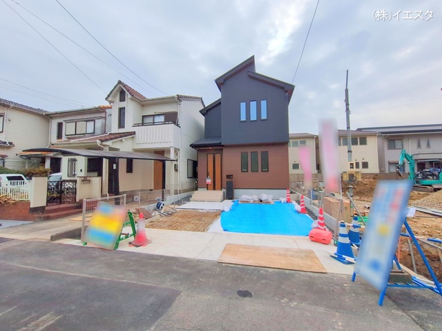 愛知県名古屋市守山区川北町の新築戸建て外構写真 2025年11月12日撮影