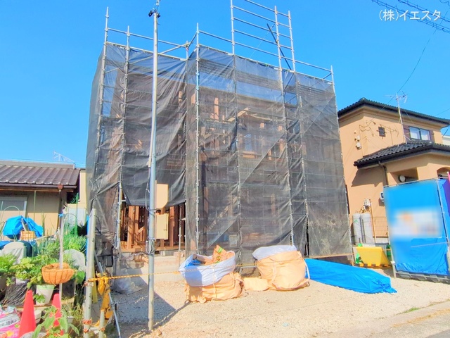 愛知県長久手市岩作三ケ峯の新築戸建て上棟写真 2025年6月17日撮影