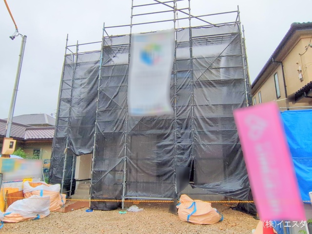 愛知県長久手市岩作三ケ峯の新築戸建てシート写真 2025年7月17日撮影