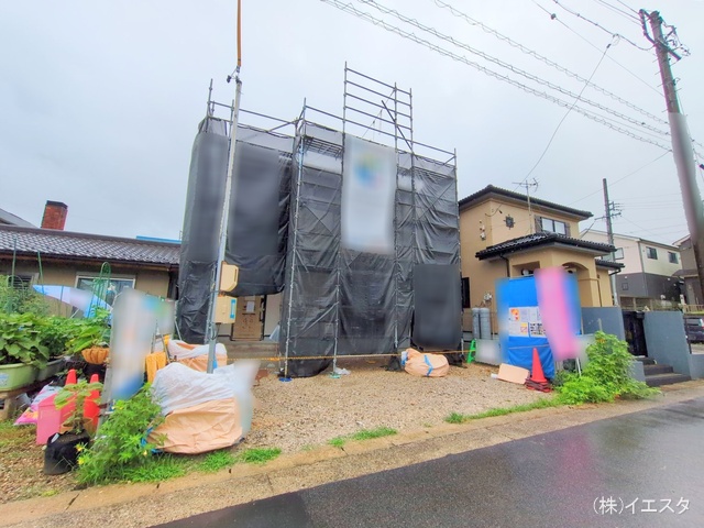 愛知県長久手市岩作三ケ峯の新築戸建てシート写真 2025年7月17日撮影