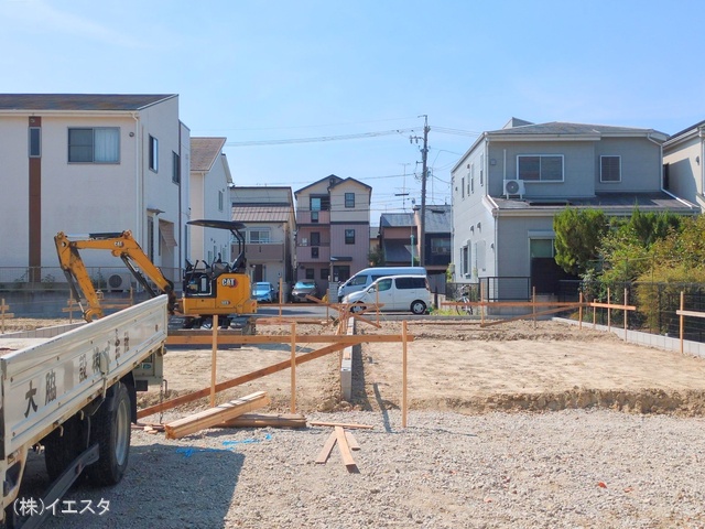 愛知県名古屋市名東区香流1丁目の新築戸建て基礎写真 2025年8月21日撮影
