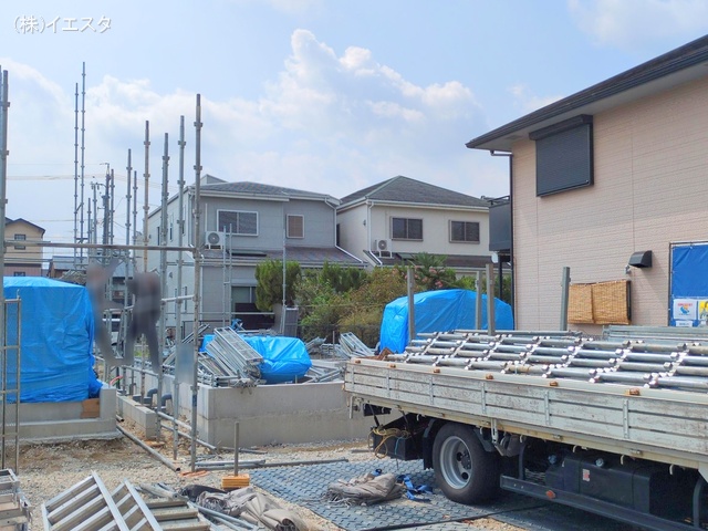 愛知県名古屋市名東区香流1丁目の新築戸建て基礎写真 2025年9月16日撮影