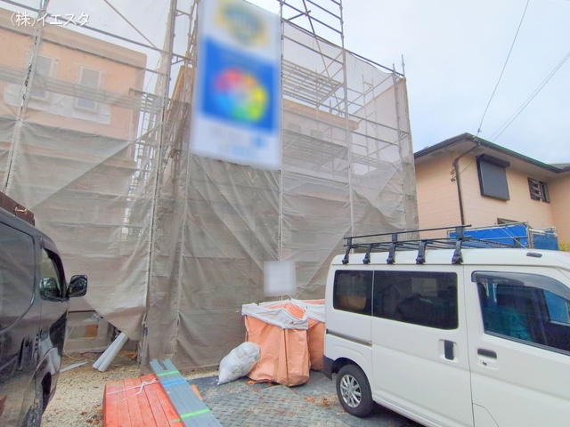 愛知県名古屋市名東区香流1丁目の新築戸建てシート写真 2025年10月2日撮影