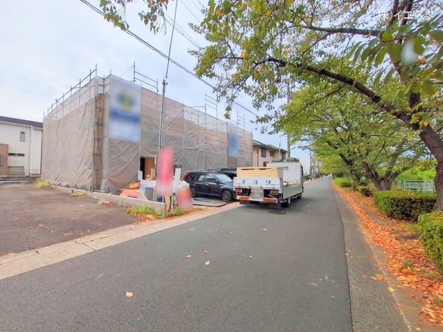 愛知県名古屋市名東区香流1丁目の新築戸建てシート写真 2025年10月2日撮影