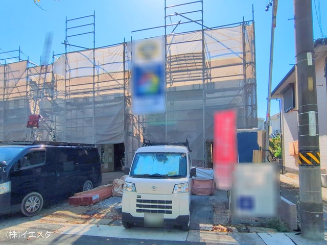愛知県名古屋市名東区香流1丁目の新築戸建てシート写真 2025年10月8日撮影